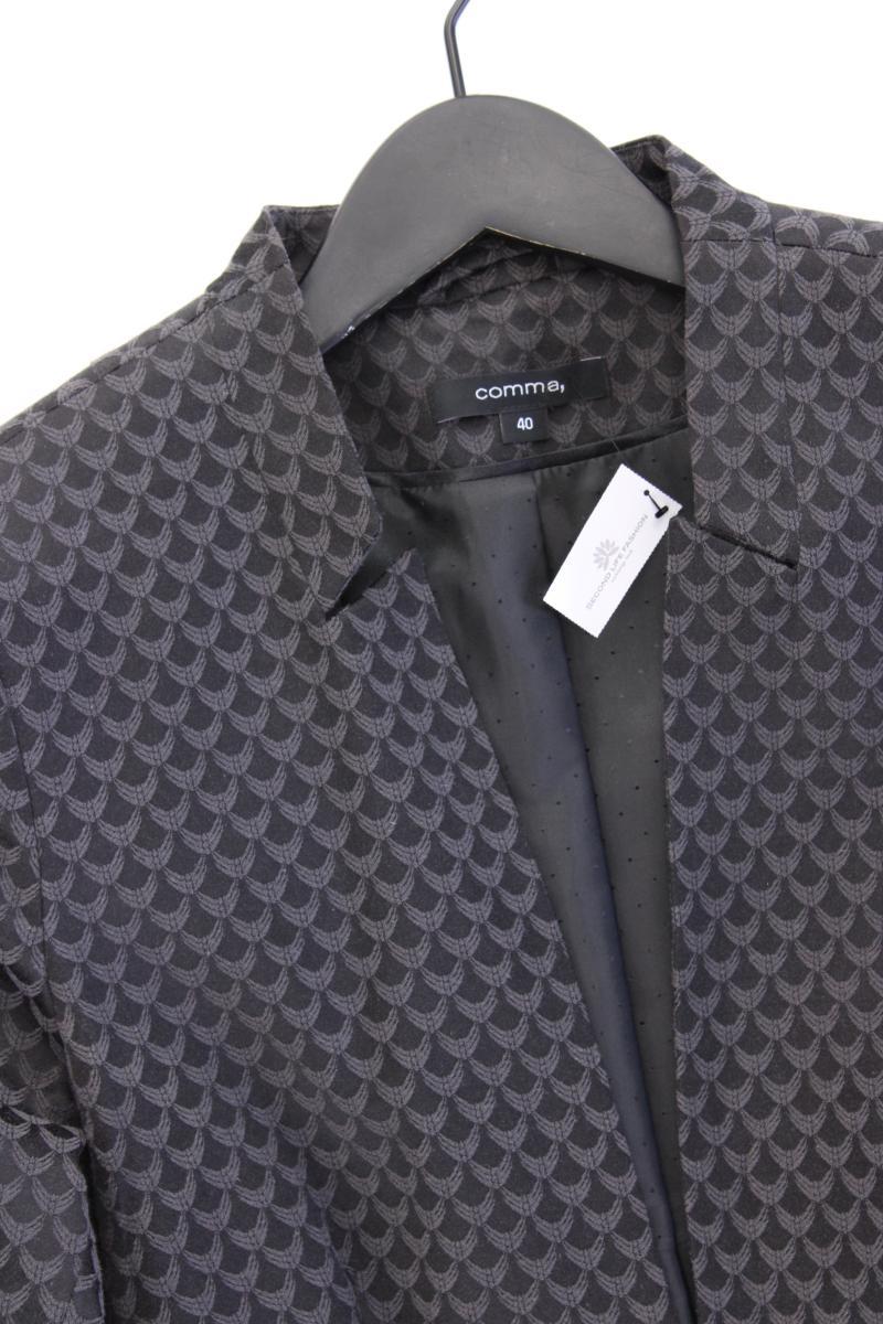 comma, Classic Blazer Gr. 40 neuwertig grau aus Baumwolle