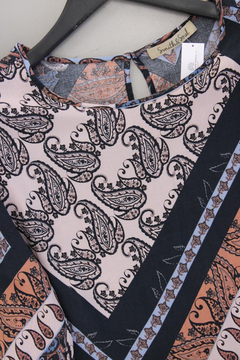Smith & Soul Langarmkleid Gr. 38 mit Paisleymuster mehrfarbig