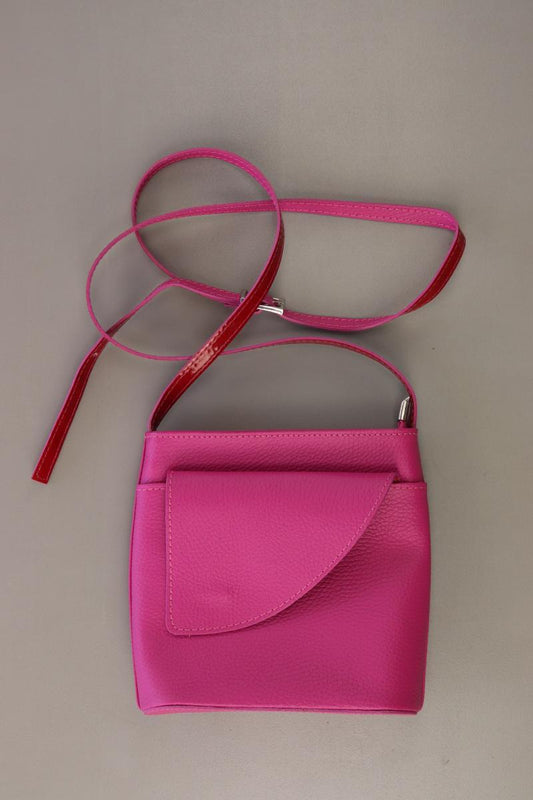 Umhängetasche pink aus Leder