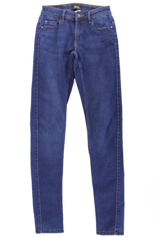 Skinny Jeans Gr. XS/L34 blau