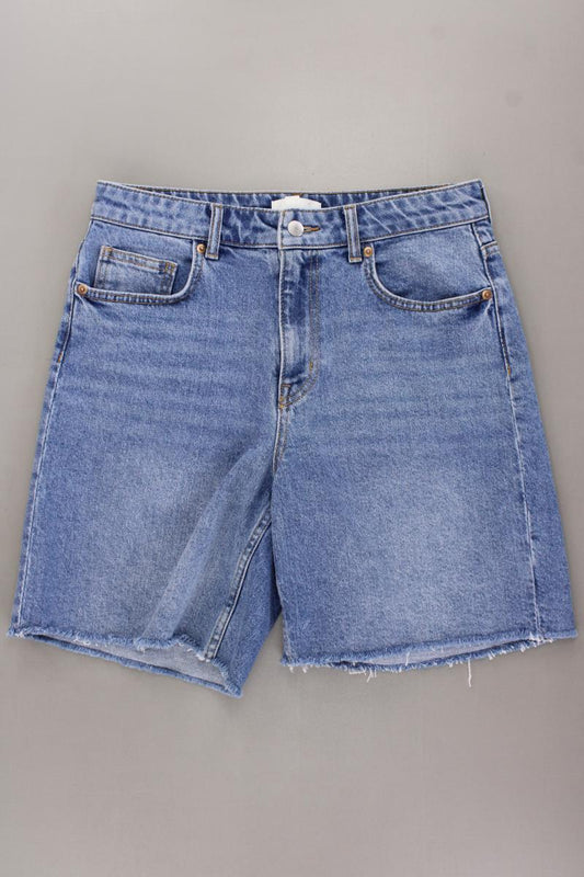 H&M Jeansshorts Gr. 40 blau aus Baumwolle