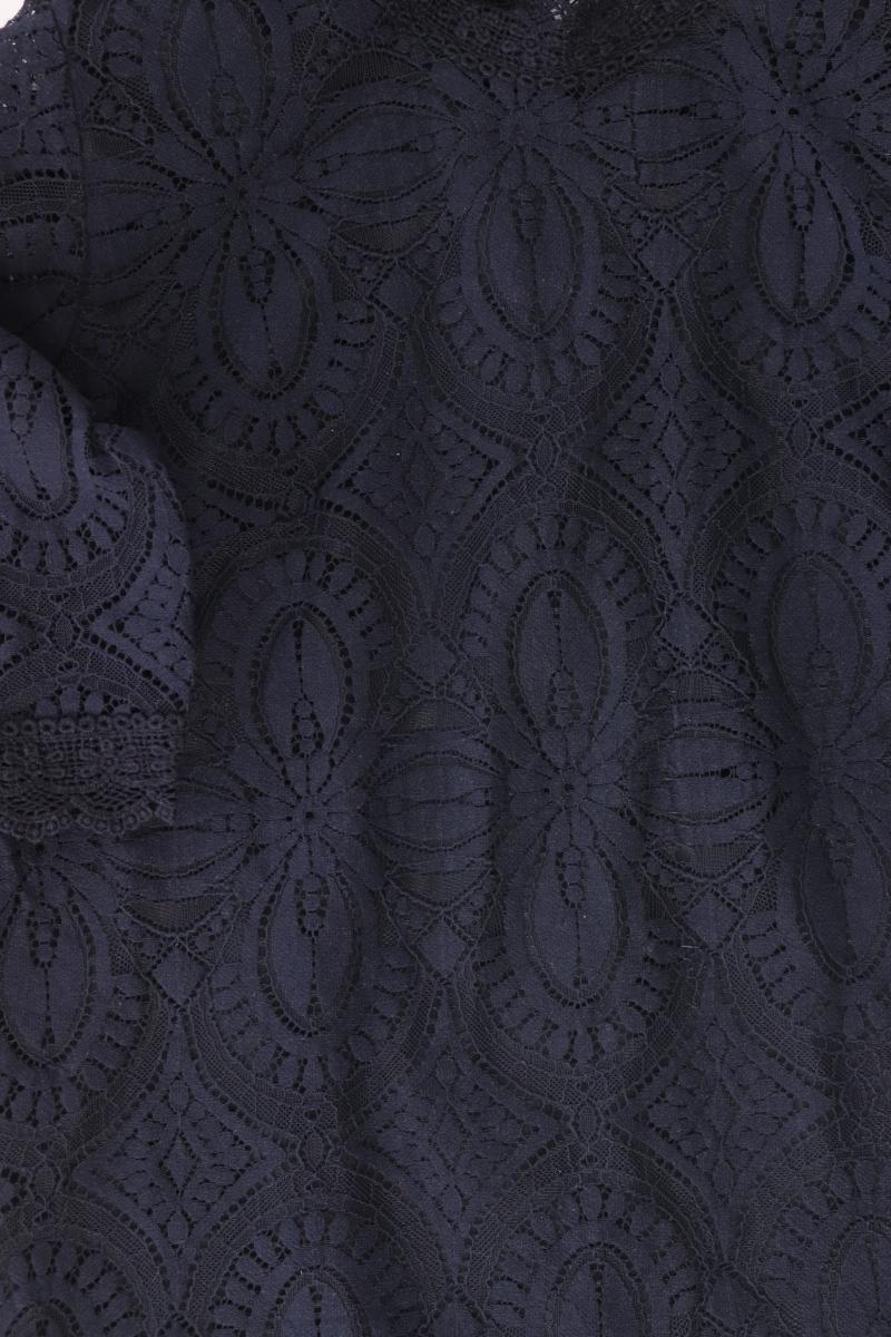 Mohito Shirt mit Spitze Gr. XS Kurzarm blau aus Polyester