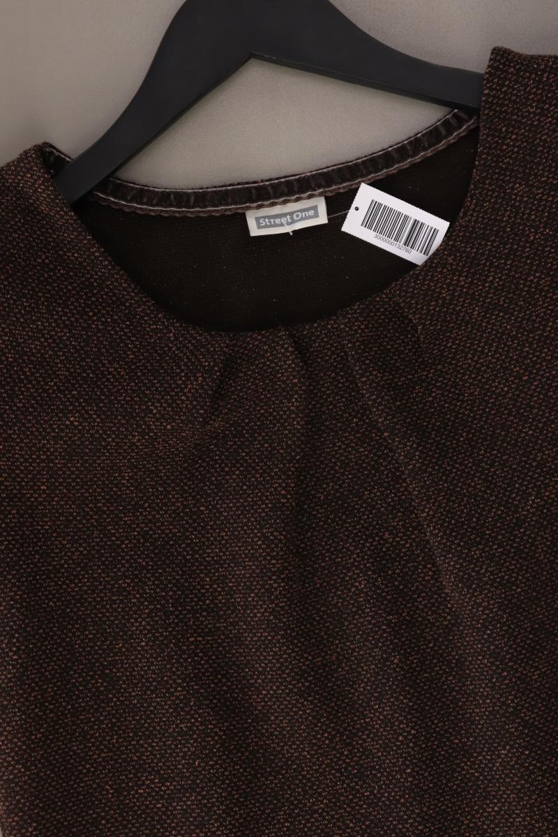Street One Kurzarmkleid Gr. 36 braun aus Polyester
