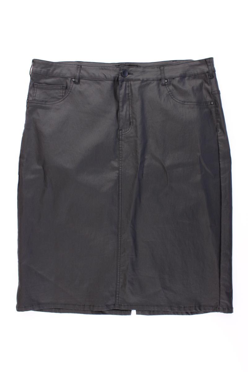 Zizzi Kunstlederrock Gr. 50 schwarz