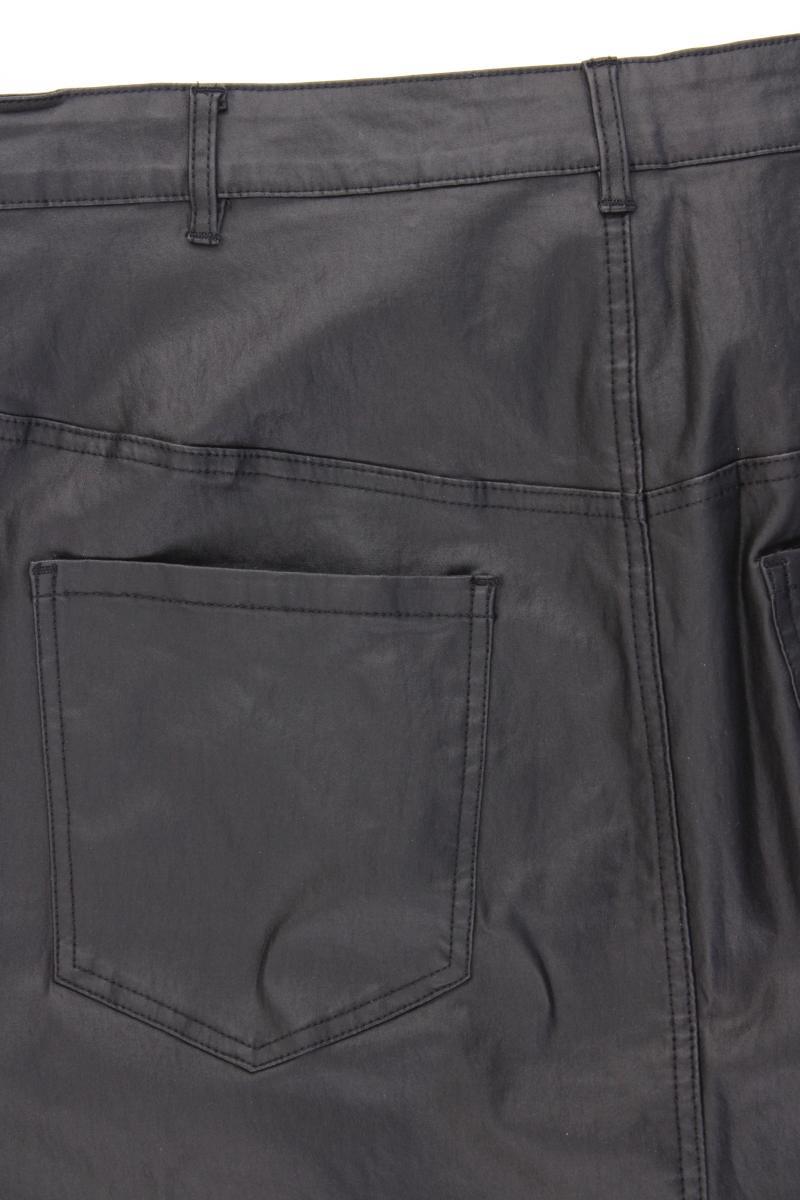 Zizzi Kunstlederrock Gr. 50 schwarz