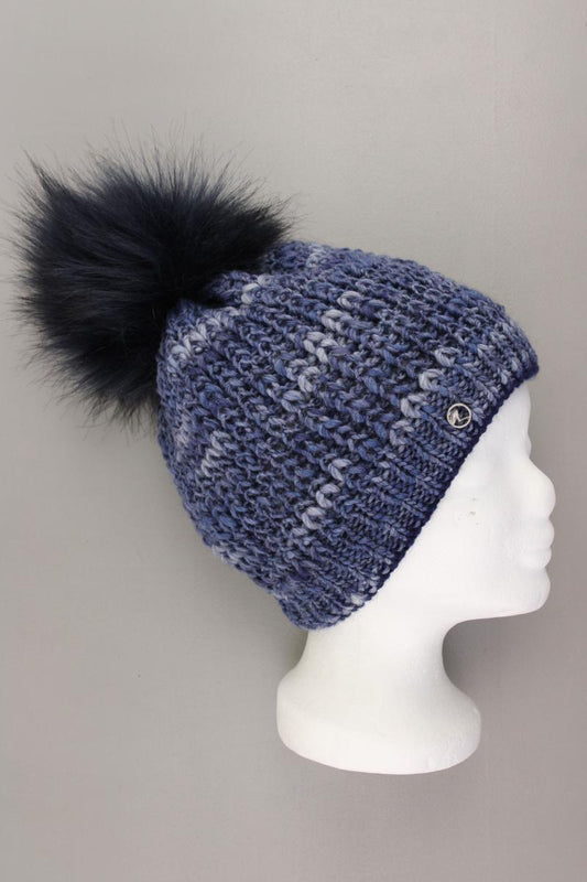 Achti Mütze mit Wolle neuwertig blau aus Polyacryl