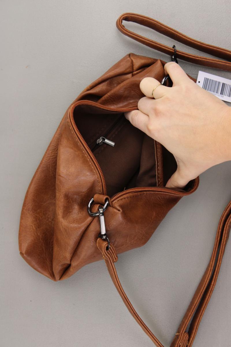 Umhängetasche neuwertig braun aus Kunstleder