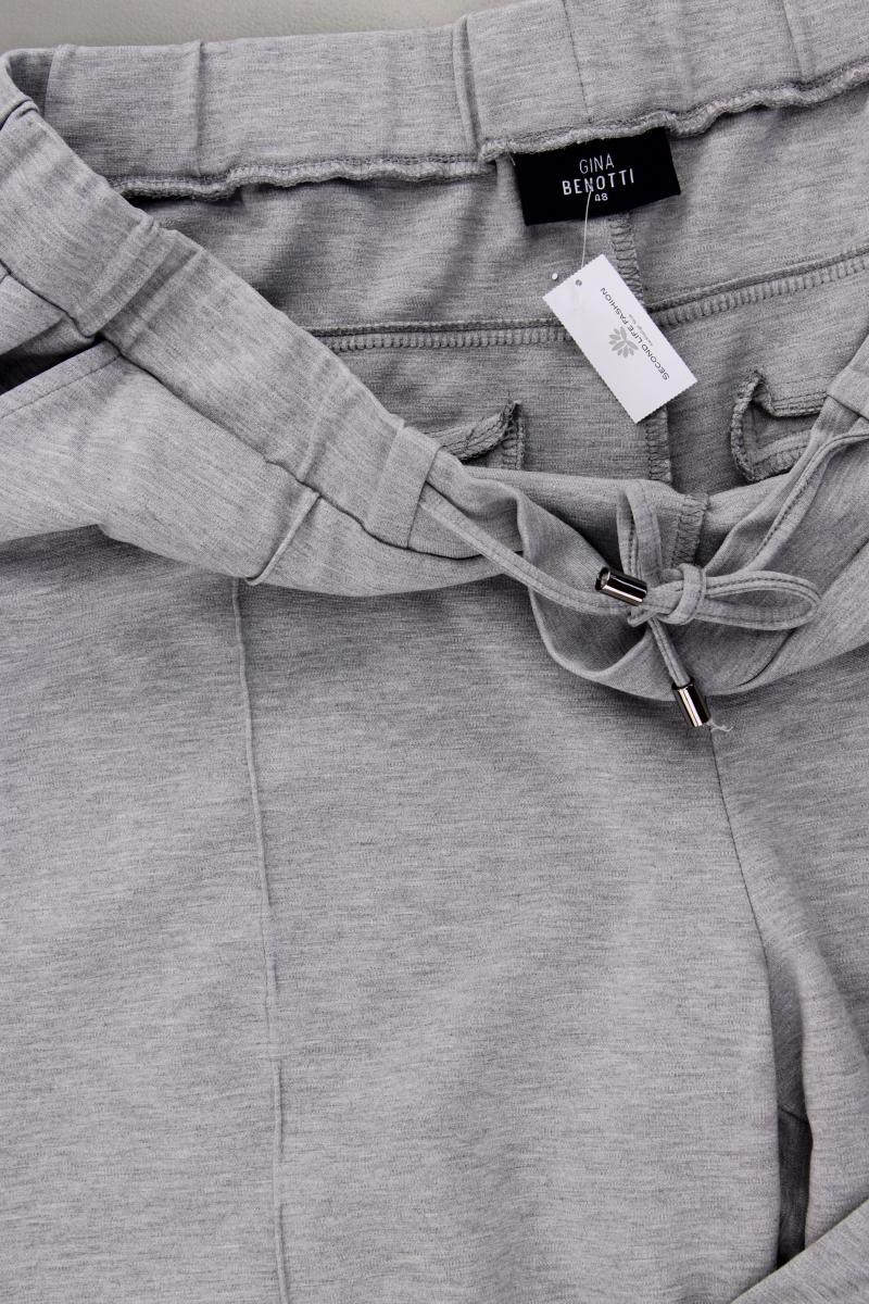 Gina Benotti Stretchhose Gr. 48 neuwertig grau aus Viskose
