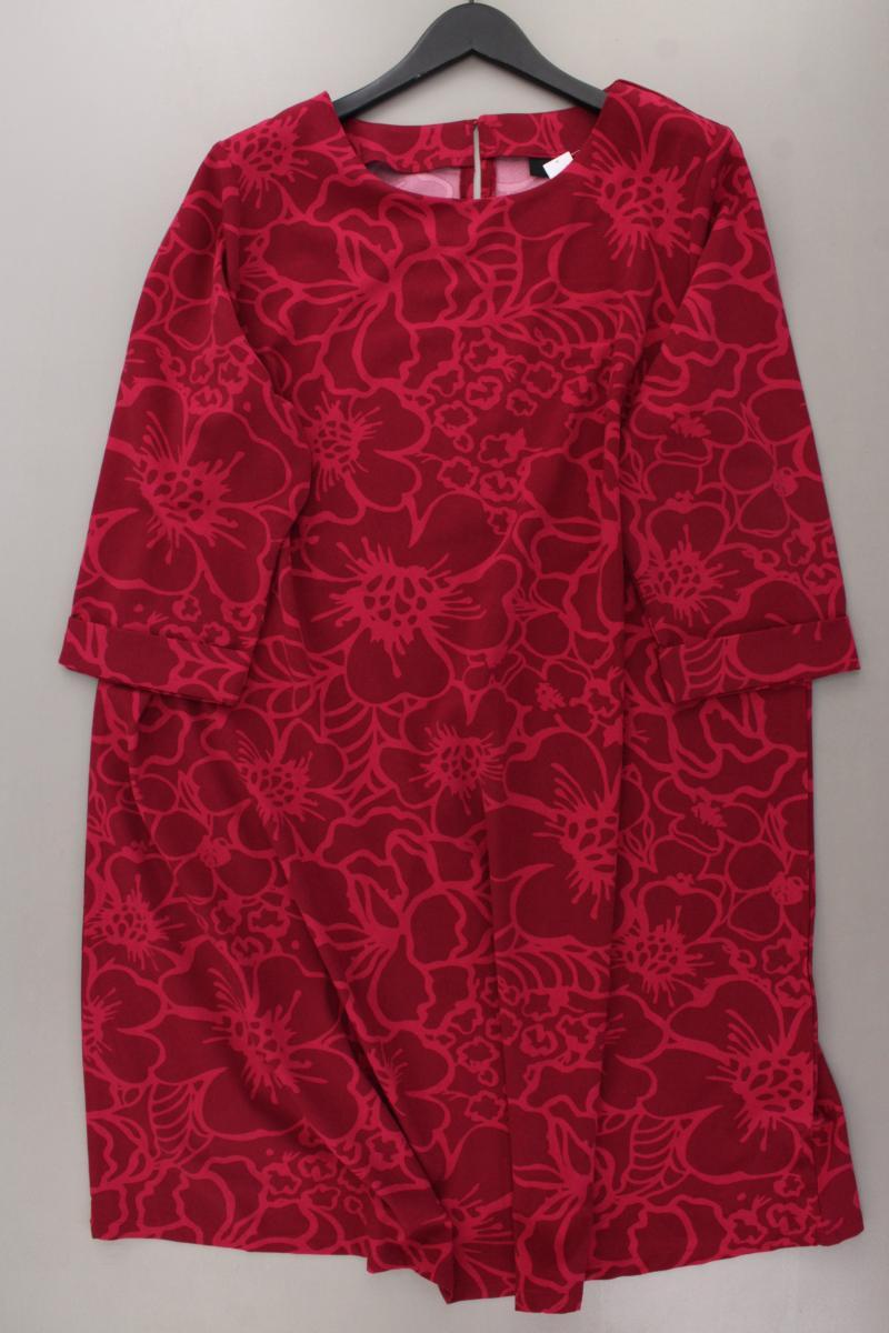 Gina Benotti Kleid Gr. 48/50 neuwertig 3/4 Ärmel rot