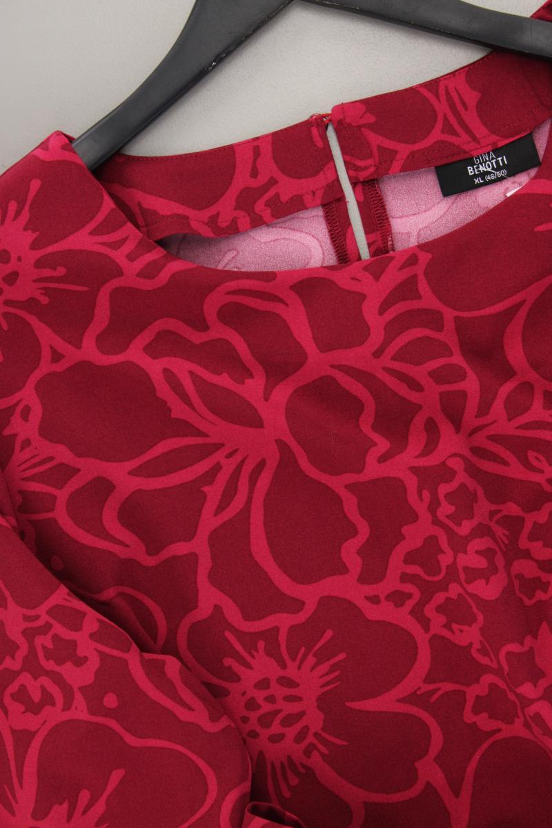Gina Benotti Kleid Gr. 48/50 neuwertig 3/4 Ärmel rot