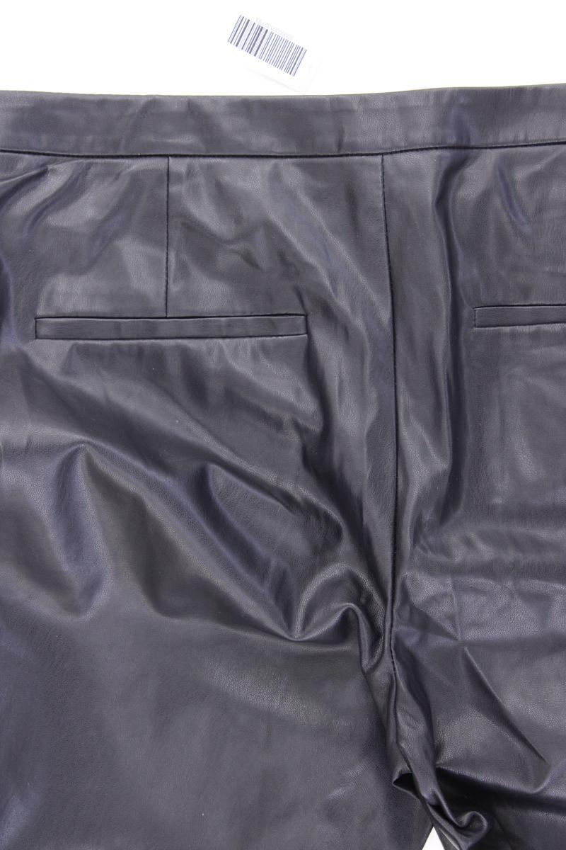 comma, Kunstlederhose Gr. 42 schwarz aus Polyester