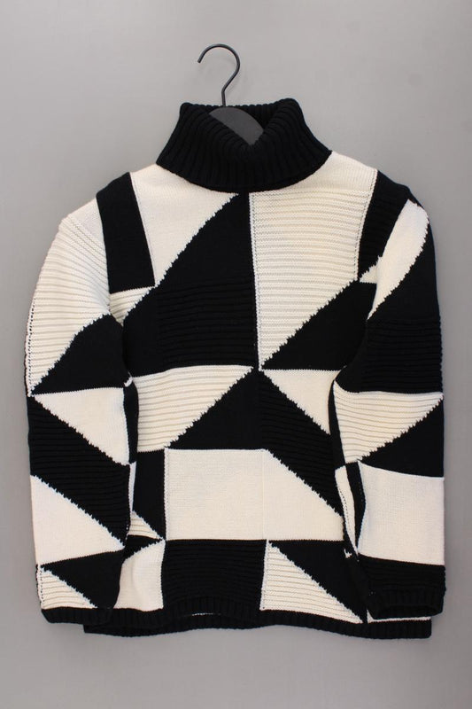 Born To Be Wollpullover Gr. 40 geometrisches Muster creme