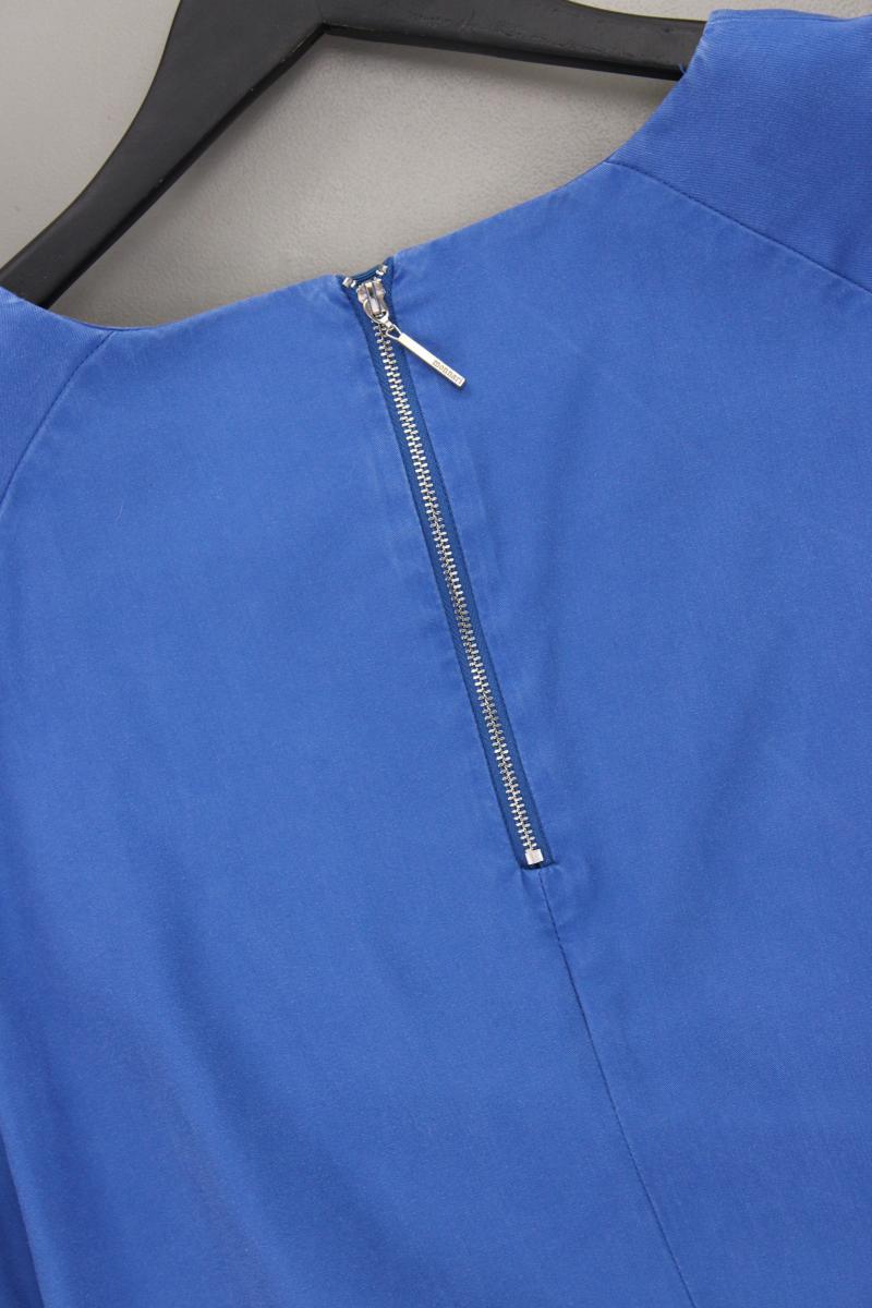 Kurzarmkleid Gr. 44 blau aus TENCEL