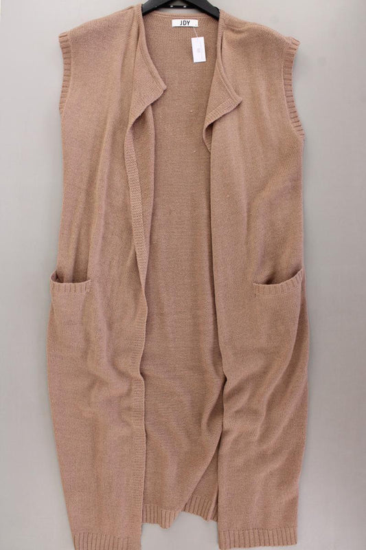 Jacqueline de Yong Strickweste Gr. S braun aus Polyacryl