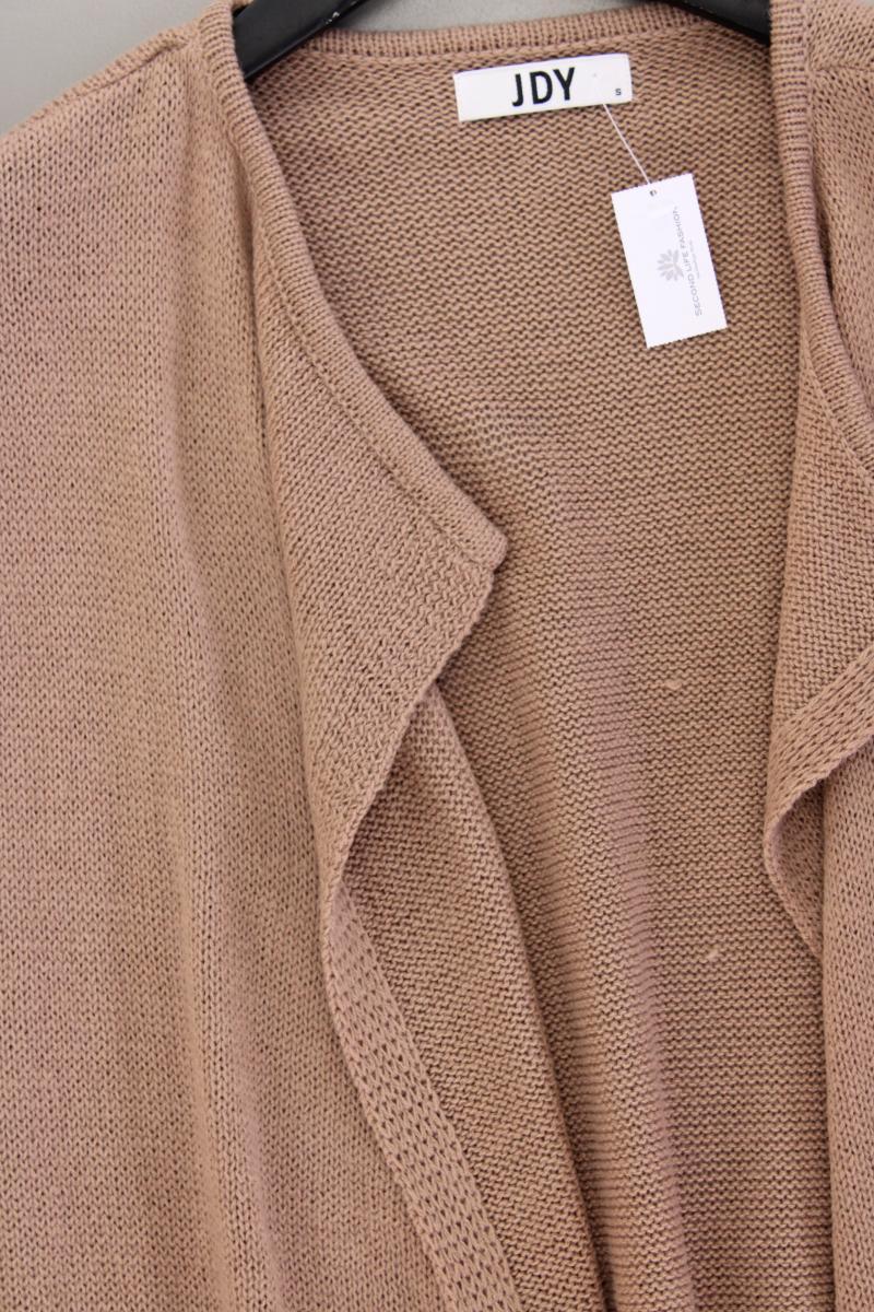 Jacqueline de Yong Strickweste Gr. S braun aus Polyacryl