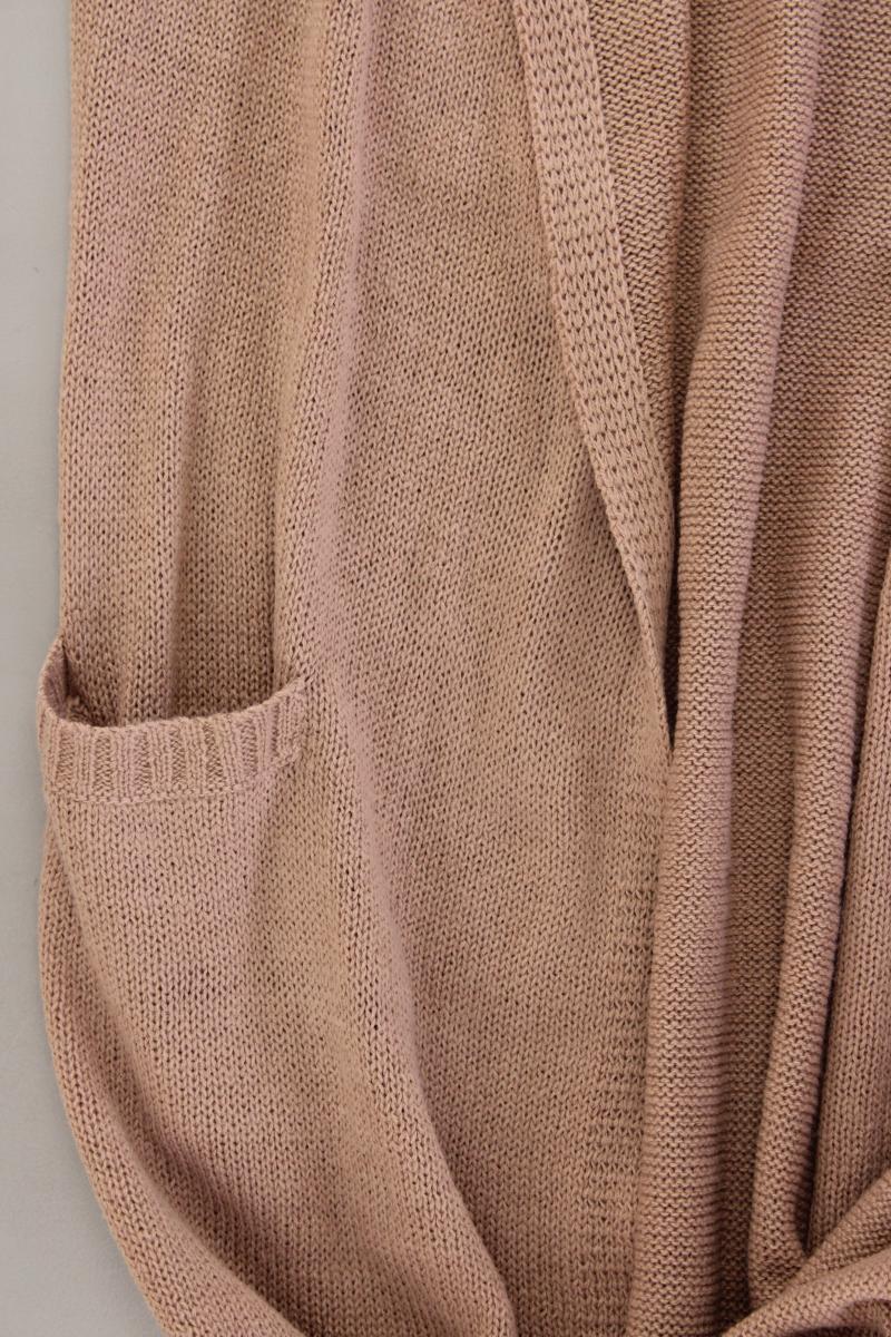 Jacqueline de Yong Strickweste Gr. S braun aus Polyacryl
