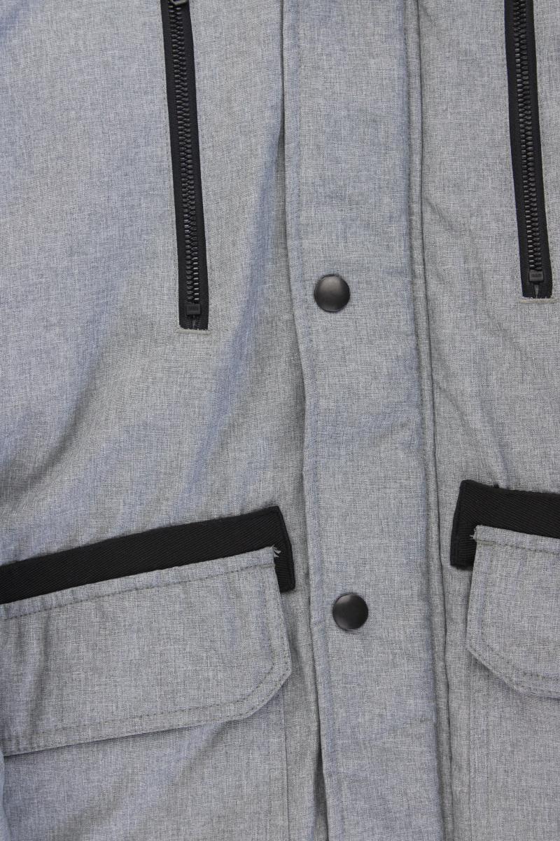 Jack & Jones Winterjacke für Herren Gr. XL grau aus Polyester