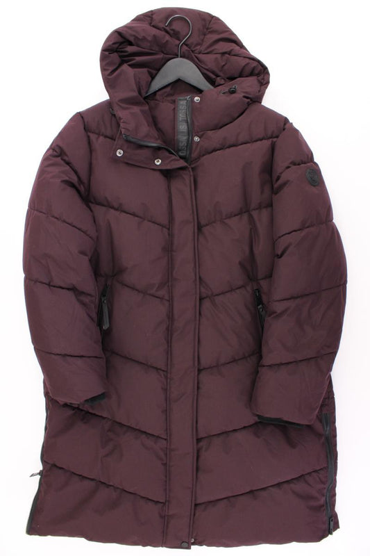 Lisa Tossa Wintermantel Gr. 42 neuwertig lila aus Polyester