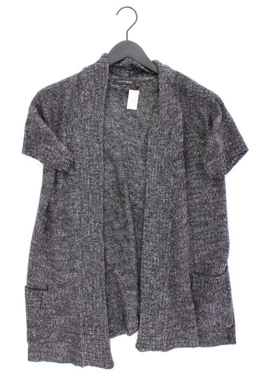 MARK ADAM Strickjacke Gr. 36 Kurzarm grau aus Polyacryl