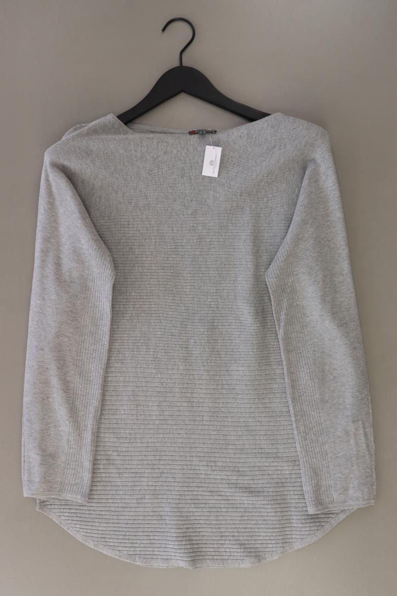Street One Feinstrickpullover Gr. 42 grau aus Viskose