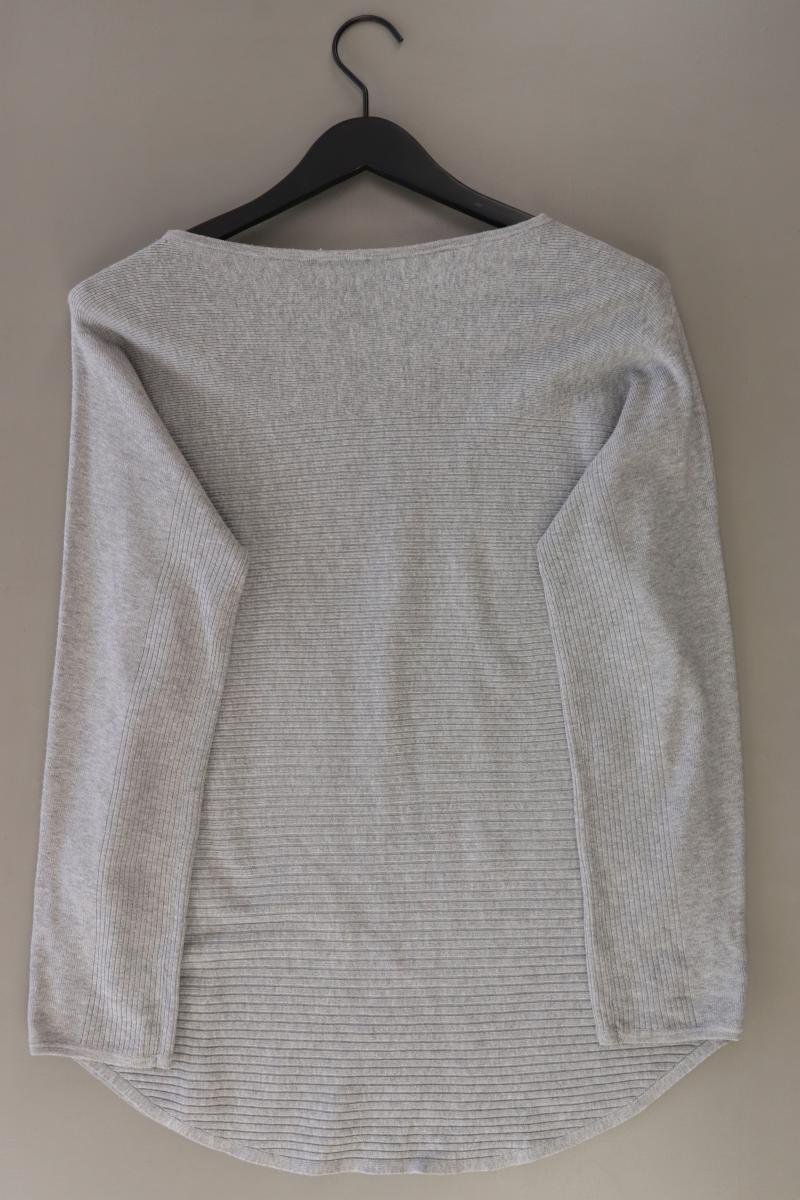 Street One Feinstrickpullover Gr. 42 grau aus Viskose