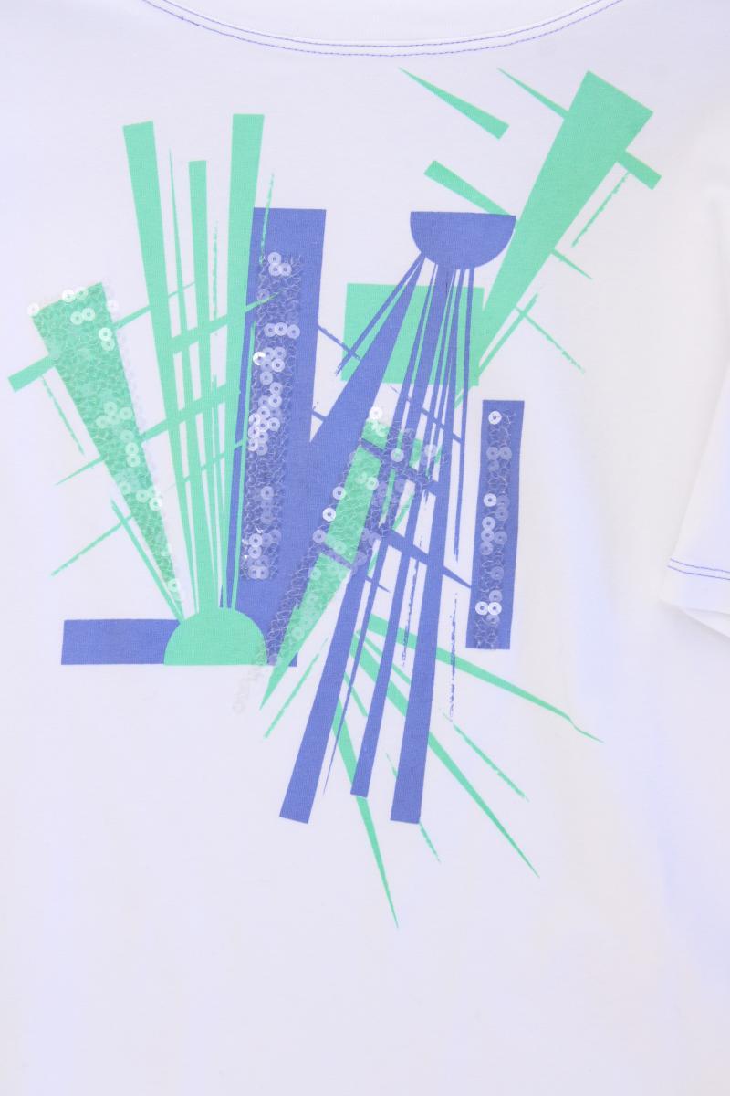 Rosner Printshirt Gr. 36 Kurzarm weiß