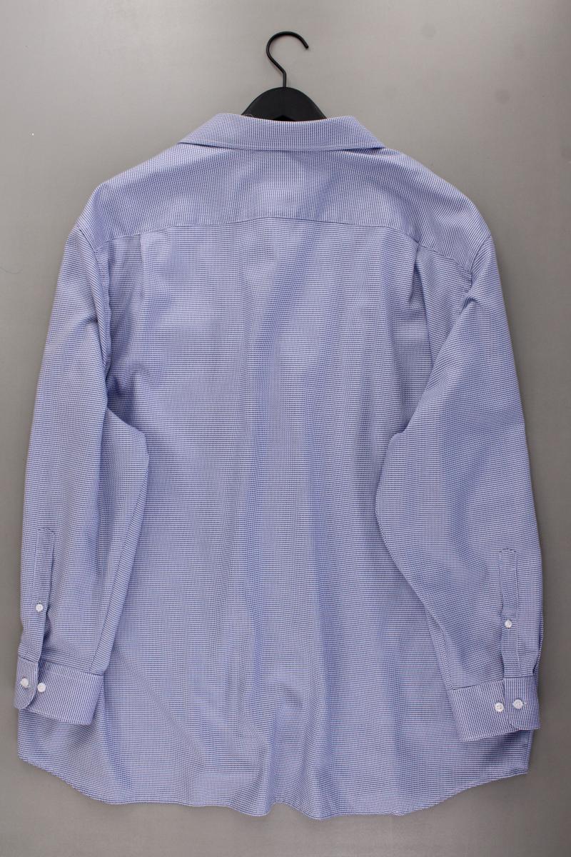 Walbusch Langarmhemd für Herren Gr. Hemdgröße 51/52 blau aus Baumwolle