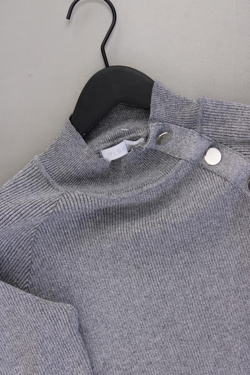 Risskio Feinstrickpullover Gr. L silber