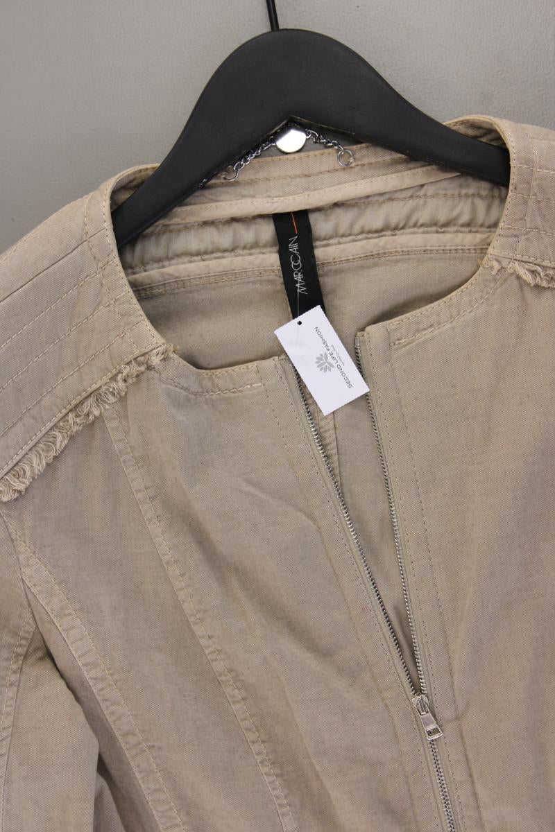 Marc Cain Übergangsjacke Gr. 42 braun aus Lyocell