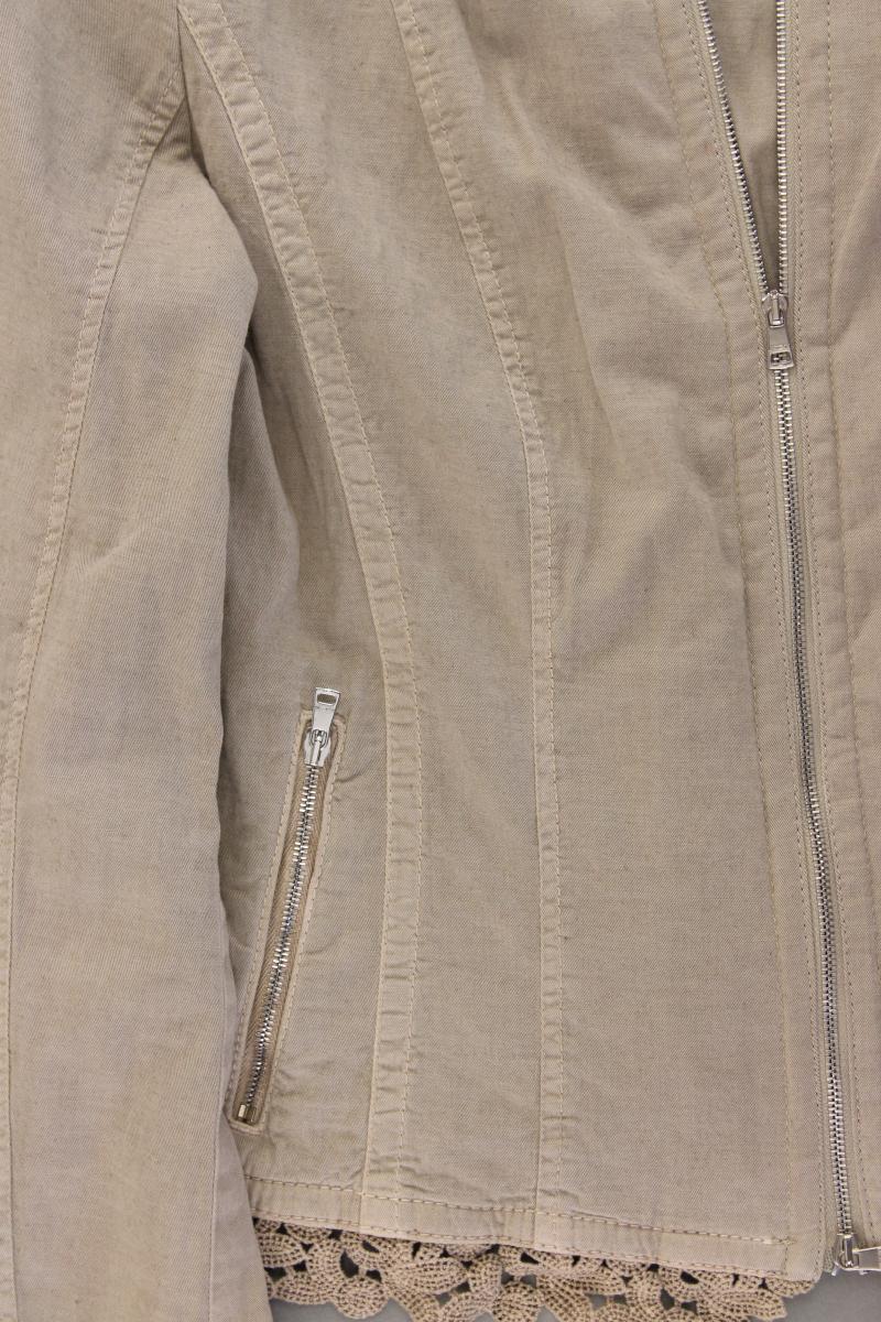 Marc Cain Übergangsjacke Gr. 42 braun aus Lyocell
