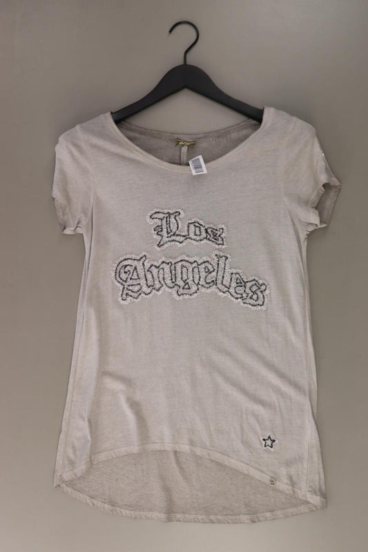 Key Largo T-Shirt Gr. S Kurzarm mit Pailletten grau