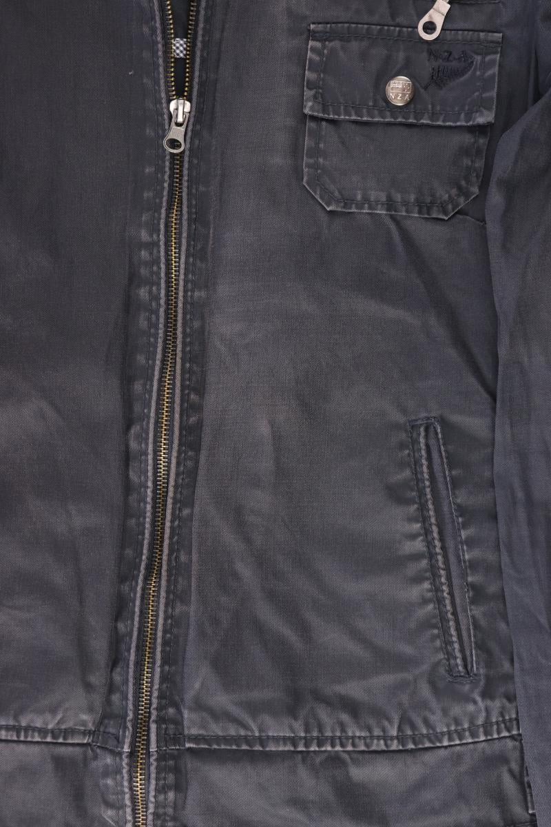 N.Z.A. Übergangsjacke Gr. 40 blau aus Baumwolle