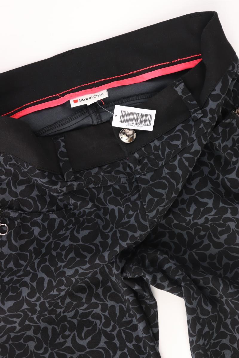 Street One Stretchhose Gr. 34/L30 schwarz aus Baumwolle