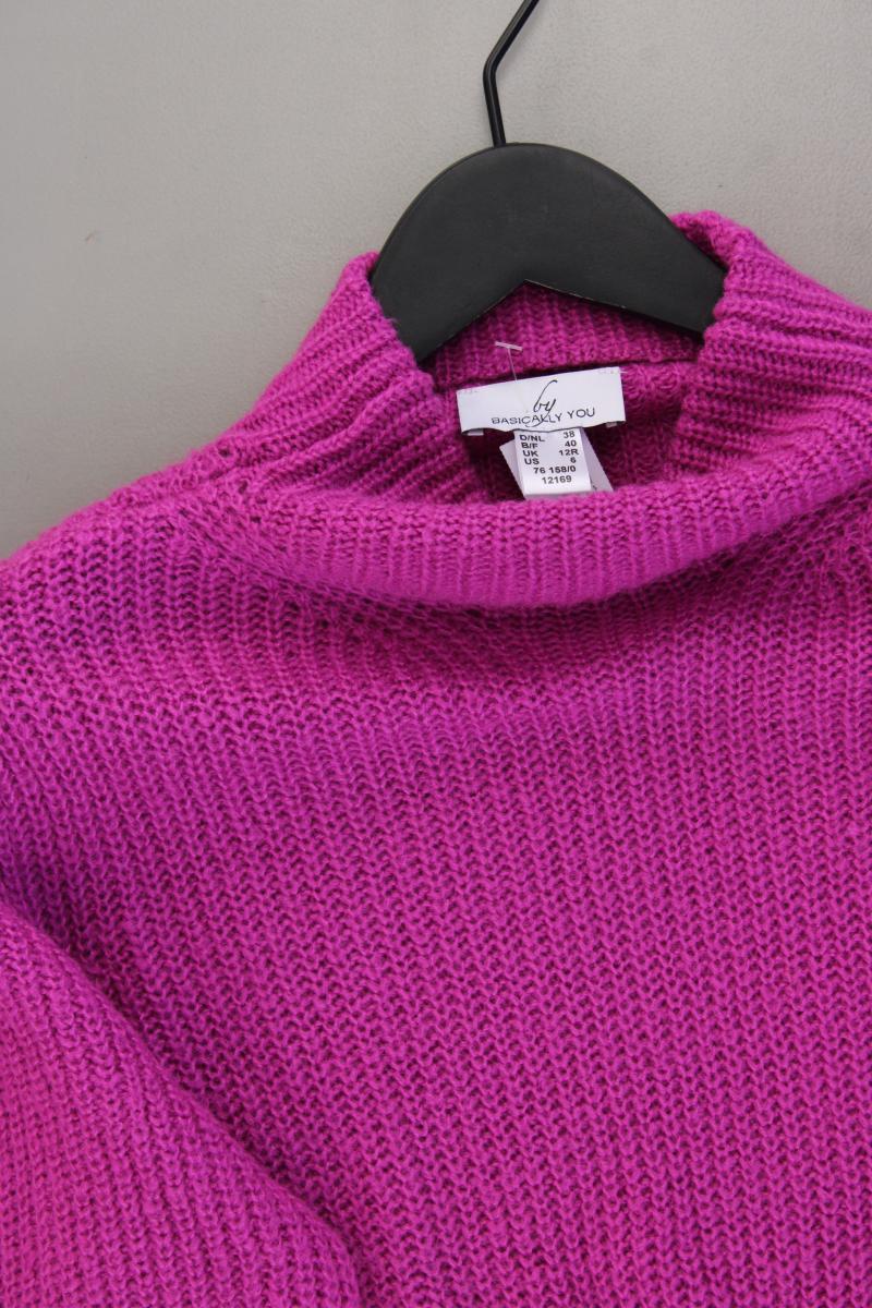 By Basically You Strickpullover Gr. 38 lila