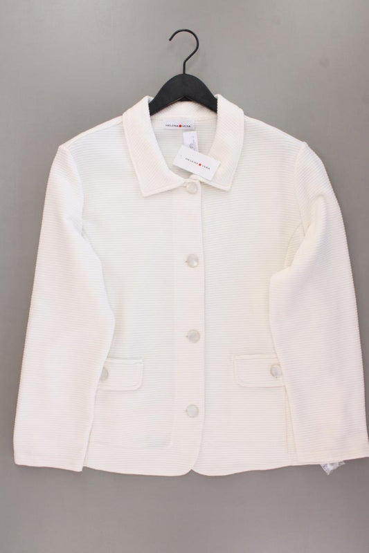 Helena Vera Classic Cardigan Gr. 48 neu mit Etikett Langarm creme aus Polyester
