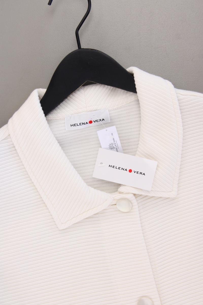 Helena Vera Classic Cardigan Gr. 48 neu mit Etikett Langarm creme aus Polyester