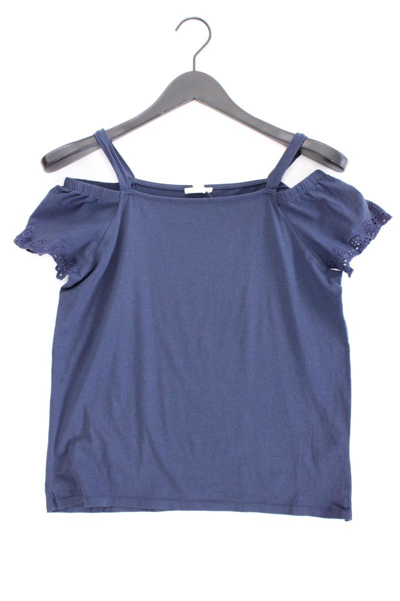 Esprit T-Shirt Gr. L Kurzarm blau aus Baumwolle