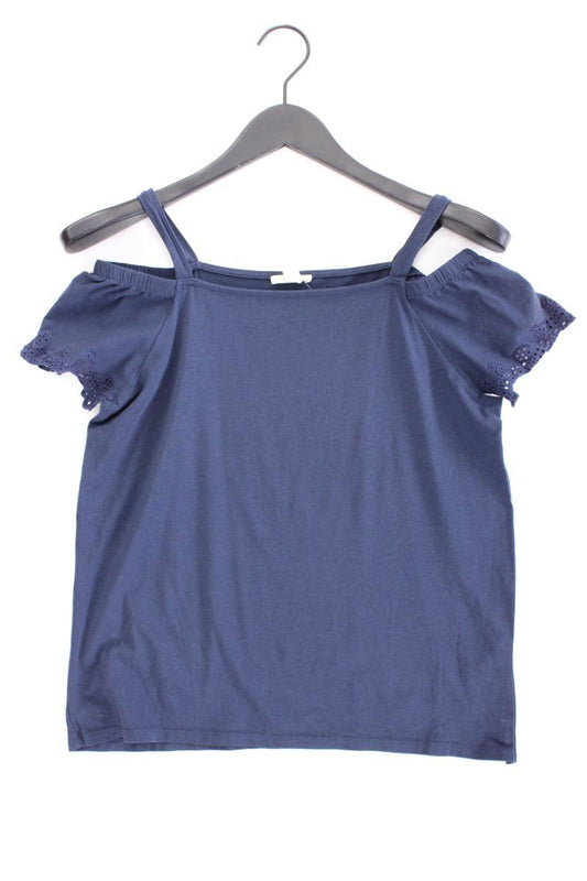 Esprit T-Shirt Gr. L Kurzarm blau aus Baumwolle