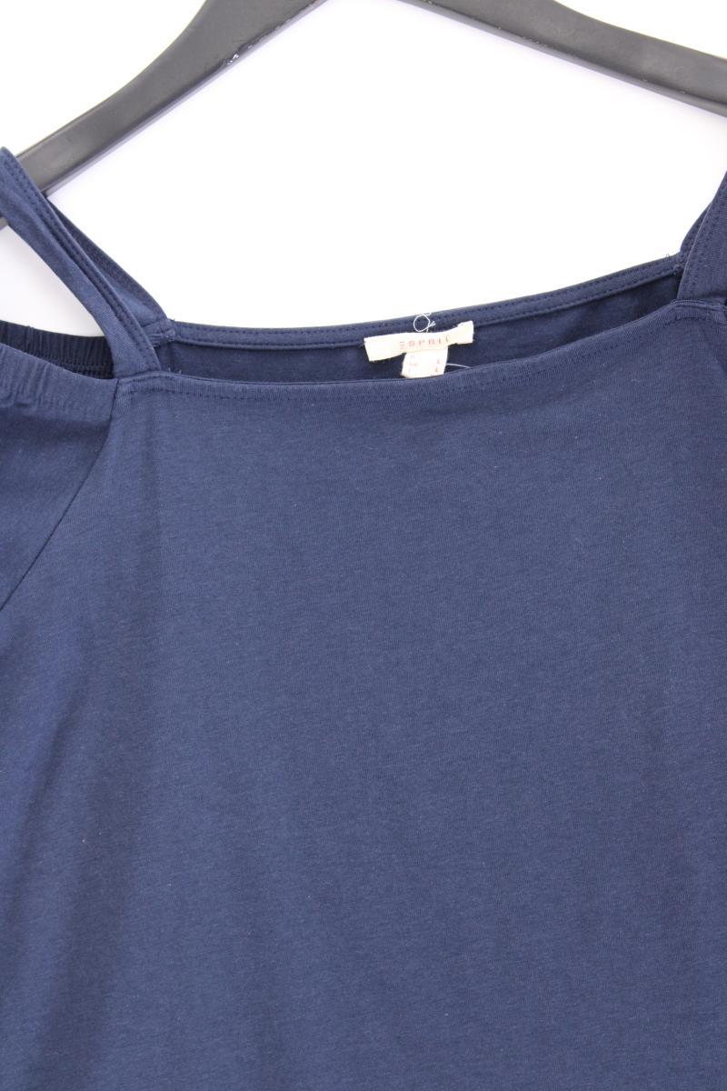 Esprit T-Shirt Gr. L Kurzarm blau aus Baumwolle