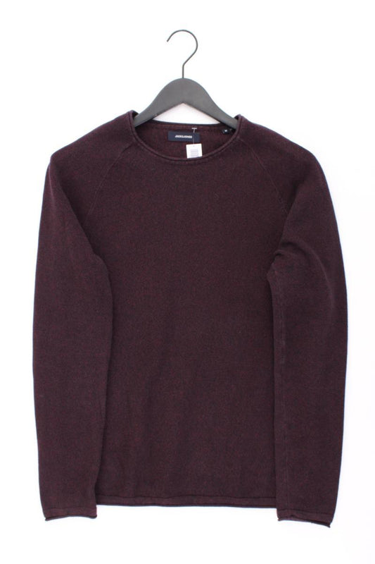 Jack & Jones Feinstrickpullover für Herren Gr. M lila aus Baumwolle