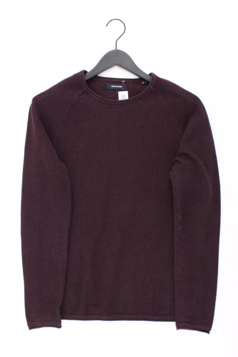 Jack & Jones Feinstrickpullover für Herren Gr. M lila aus Baumwolle