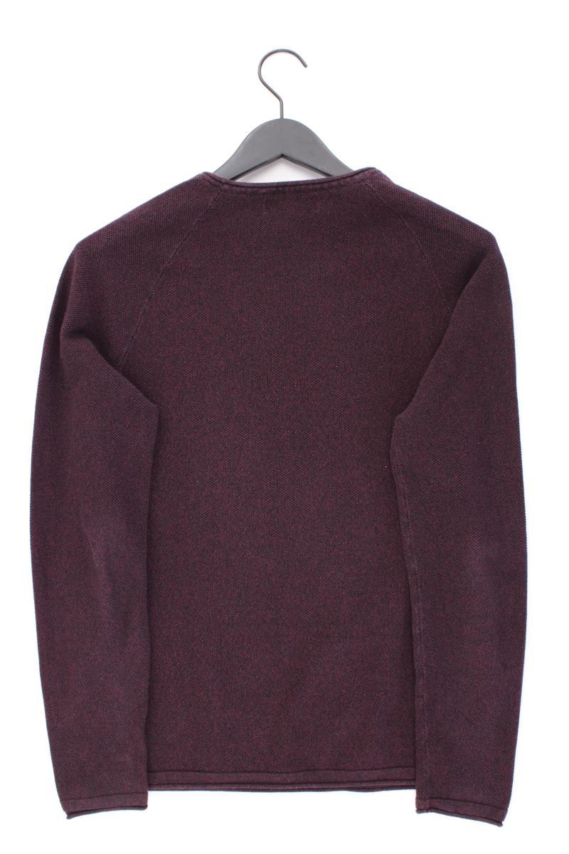 Jack & Jones Feinstrickpullover für Herren Gr. M lila aus Baumwolle