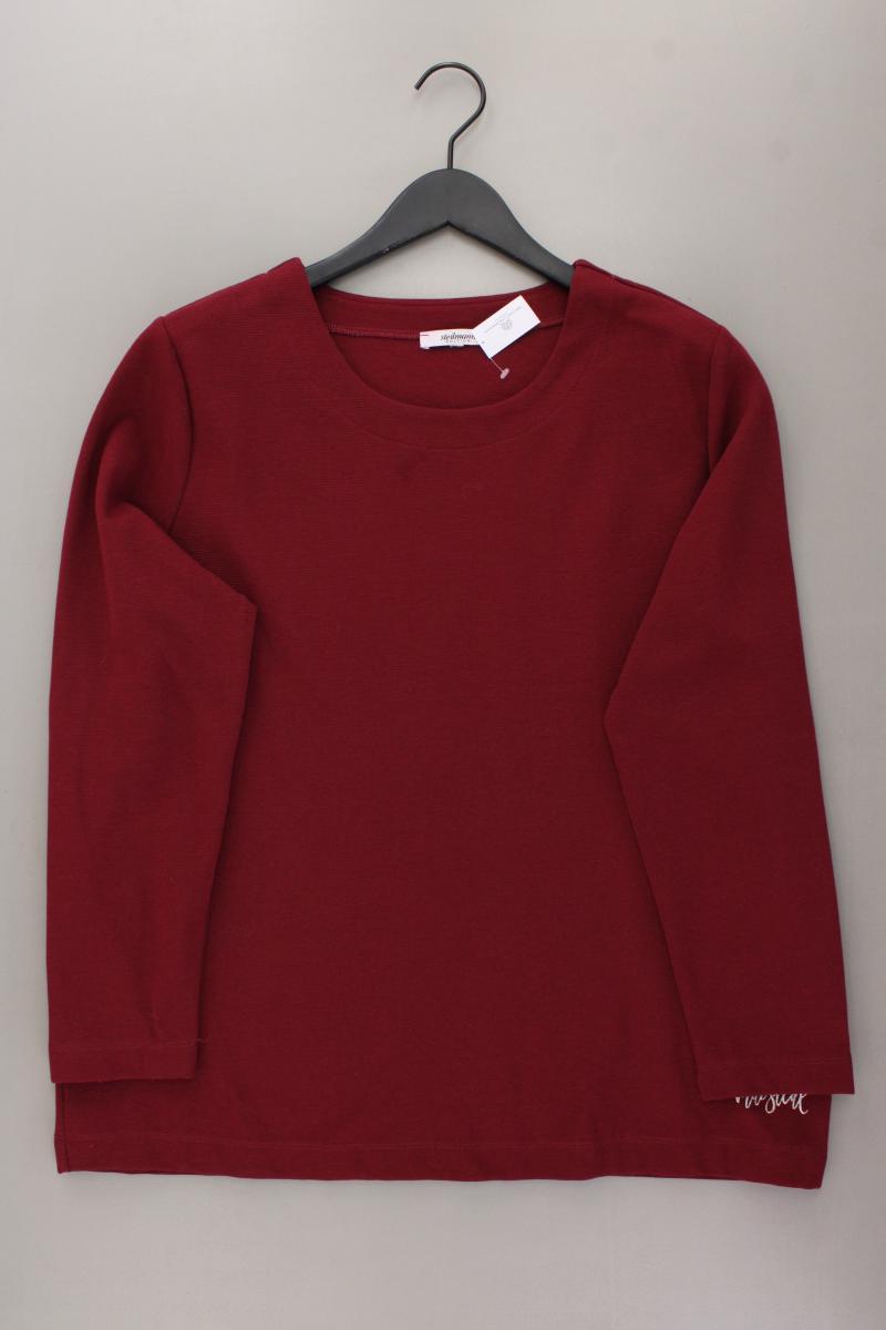 Steilmann Langarmpullover Gr. 48 rot
