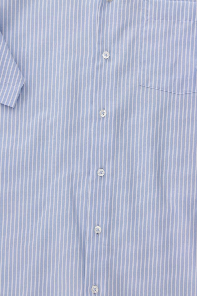 Eterna Kurzarmhemd für Herren Gr. Hemdgröße 43 gestreift neuwertig blau