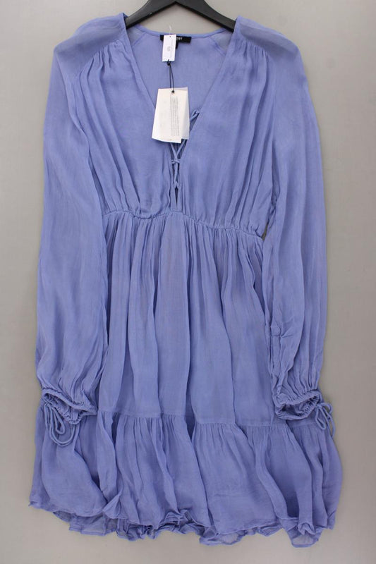 Be Edgy Chiffonkleid Gr. S neu mit Etikett Langarm blau