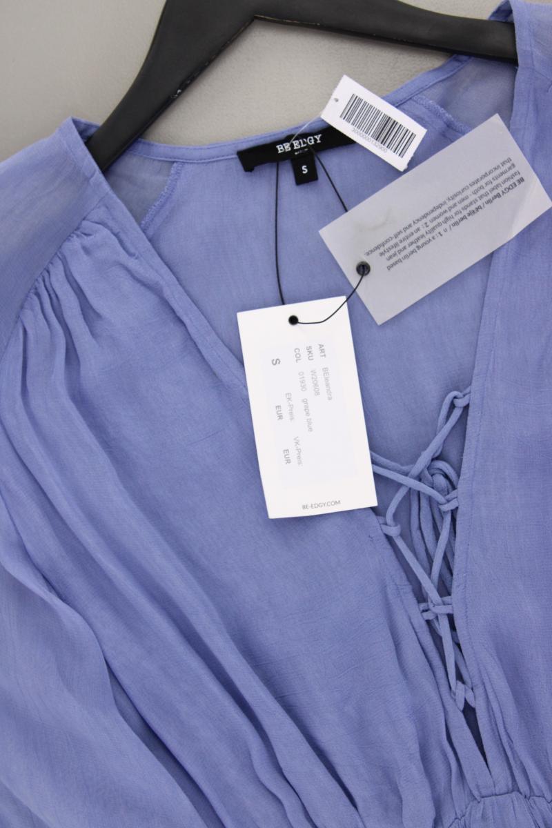 Be Edgy Chiffonkleid Gr. S neu mit Etikett Langarm blau