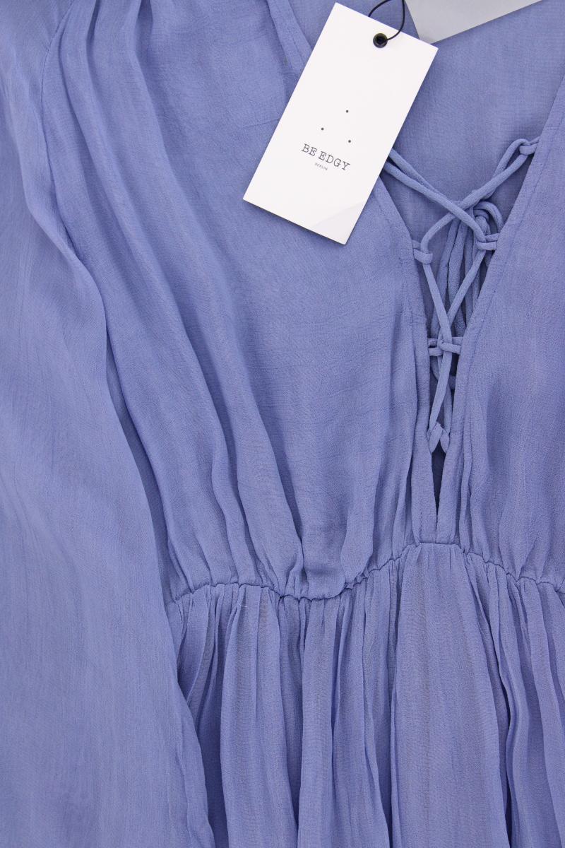 Be Edgy Chiffonkleid Gr. S neu mit Etikett Langarm blau