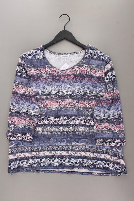 Gina Laura Printshirt Gr. 48/50 3/4 Ärmel mehrfarbig aus Viskose