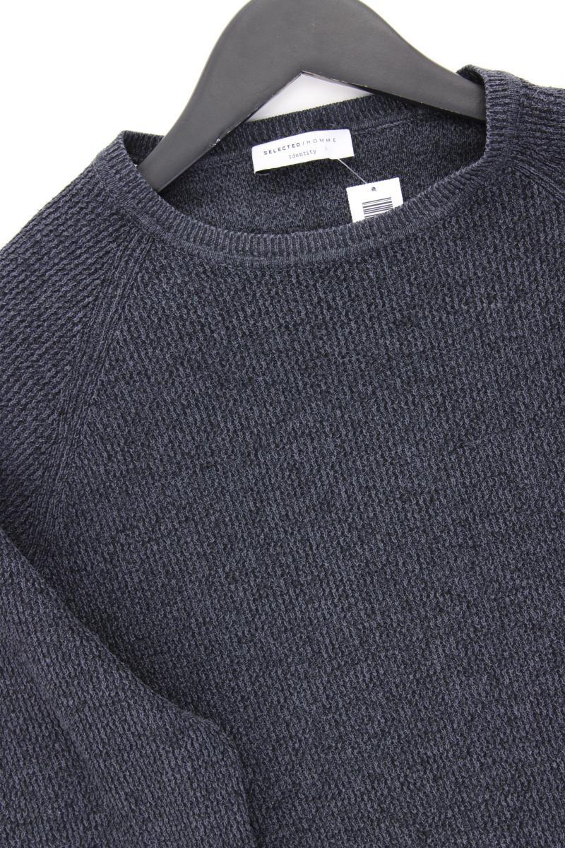 Selected Homme Feinstrickpullover für Herren Gr. M grau aus Polyacryl