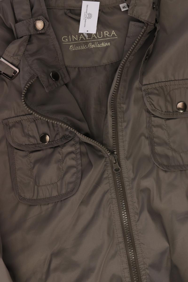 Gina Laura Übergangsjacke Gr. XL grau aus Polyester